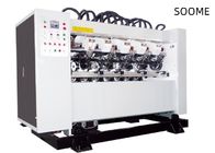 Volledig elektrisch compact gegolfde slitter scorer machine inline voor productielijn