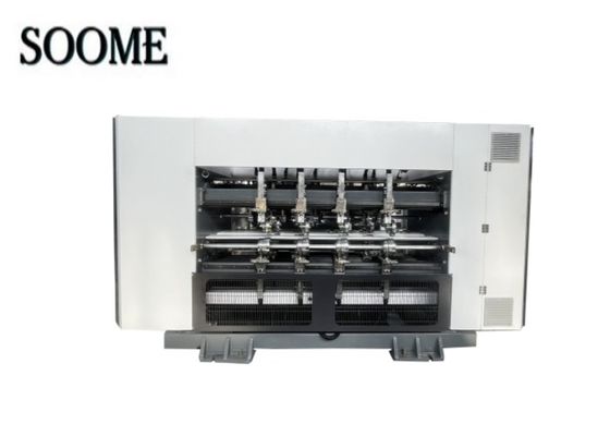 Efficiëntie Thin Blade Slitter Scorer Machine 1800/2200 Model met aangepaste kleur voor het maken van gegolfde dozen